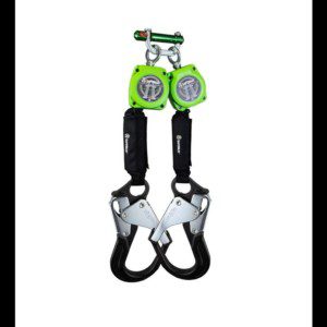 Safewaze 6' Web Dual-Leg Retractable with Aluminum Rebar Hooks & 9013 BWB