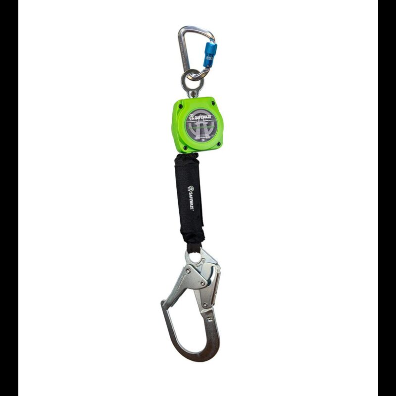 Safewaze 6' Web Retractable With Steel Rebar Hook & Aluminum Carabiner ...