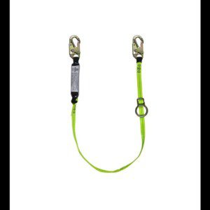 Safewaze 6' Tie Back Ring Energy Absorbing Lanyard w/ Snap Hook