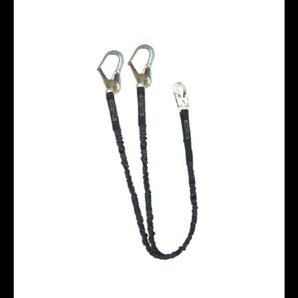 Safewaze 6’ Dual-Leg Streamline Low-Profile Shock Lanyard W/ Rebar ...