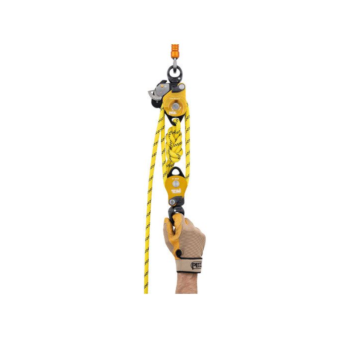 Poulie Prusik Twin Petzl Rouge/noir - Poids Max 2700 Lb - Fabriqué En France - Neuf