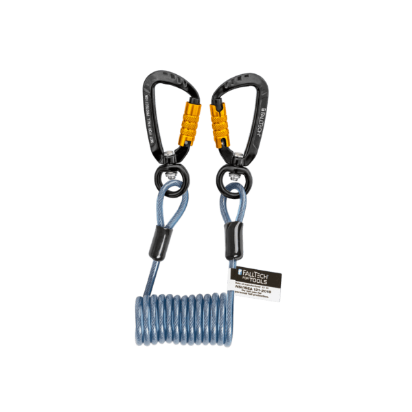 Tool Tethering Kit, 2 lb, Stretch Coil with Tape-on Attachments and Tool Tape - Image 3