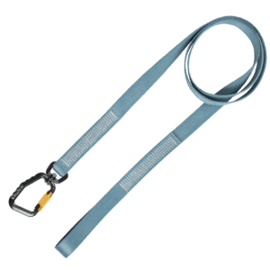 FallTech 40lb Premium Tool Tether with Non-Stretch Web, Choke-loop and Swivel Aluminum Carabiner, 78in 1/pk