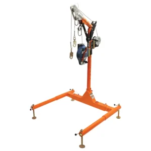 5pc Confined Space Davit System with 12″ to 29″ Offset Davit Arm, Winch and SRL-R