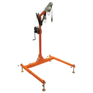5pc Confined Space Davit System with 12″ to 29″ Offset Davit Arm and Winch