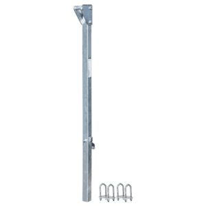 10' Bolt-on Ladder Stanchion Anchor with 5" Overhead Offset