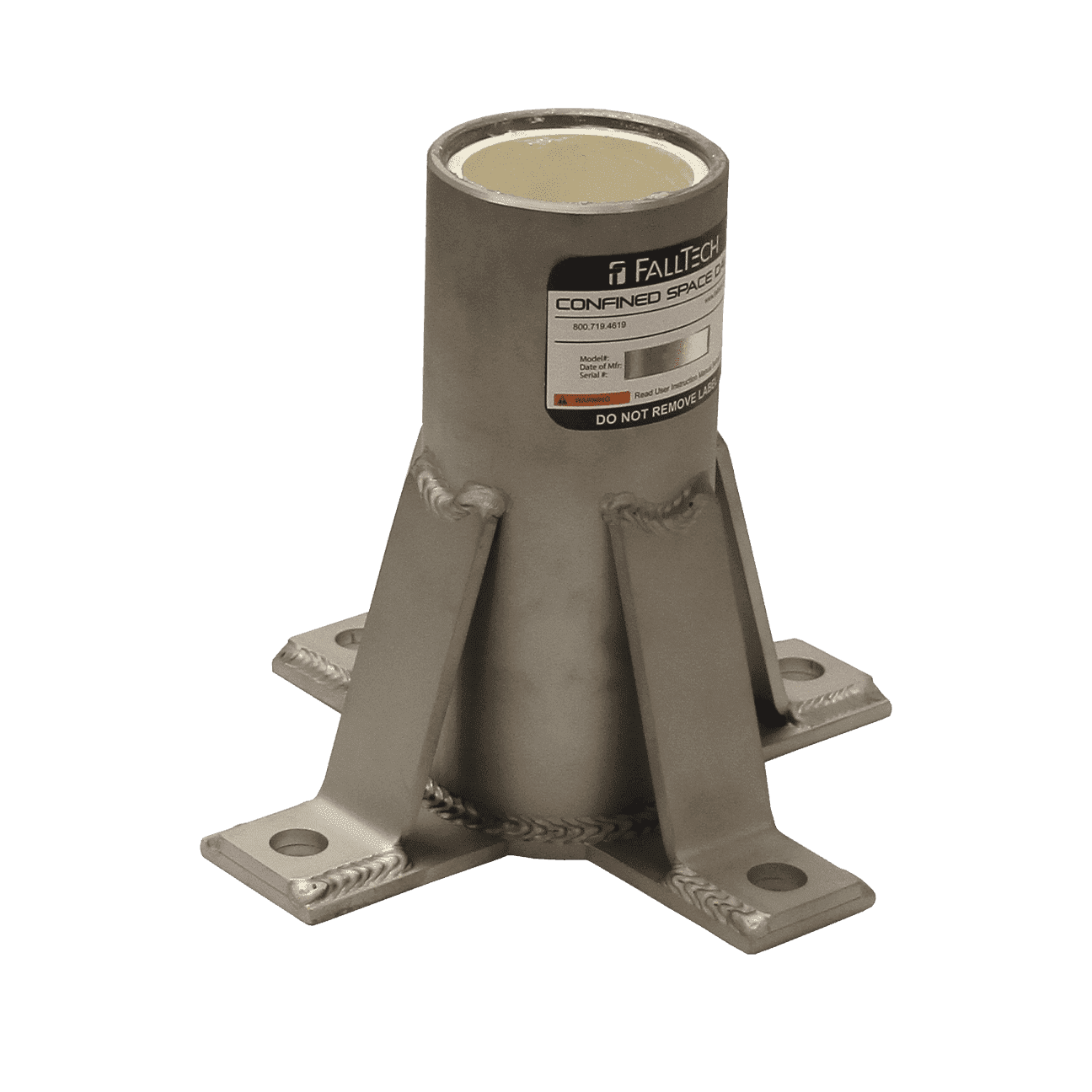 Floormount Stainless Steel Bolton Fixed Davit Base First Choice