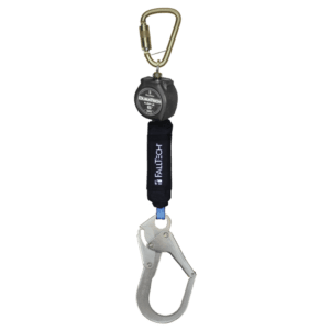 6' Mini Personal SRL with Steel Rebar Hook, Includes Steel Dorsal Connecting Carabiner