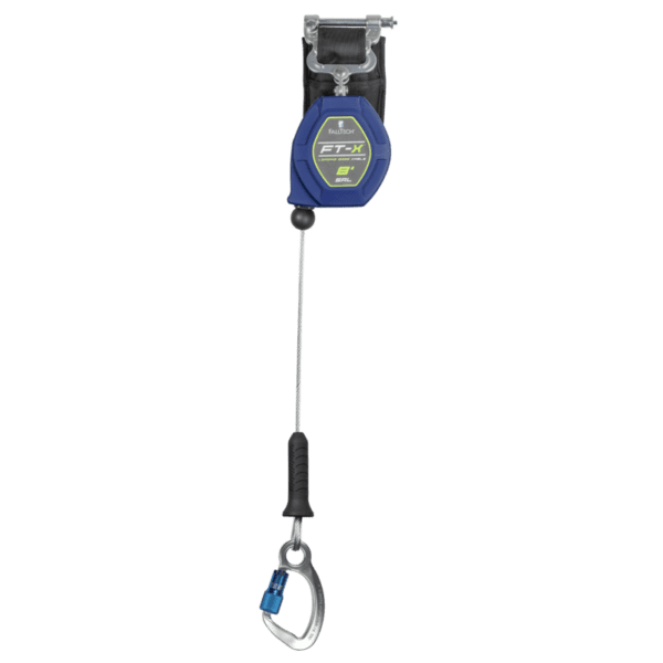 8' FT-X™ Cable Class 2 Leading Edge Personal SRL, Single-leg with Aluminum CE Carabiner