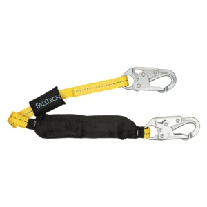 3′ Soft Pack FT Basic® Energy Absorbing Lanyard, Single-leg with Steel Snap Hooks