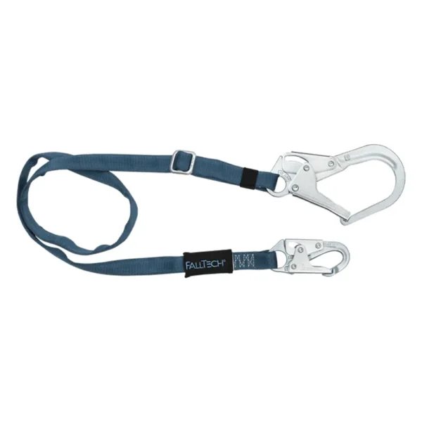 4′ to 6′ Adjustable Length Restraint Lanyard with Steel Connectors