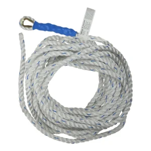 50′ Premium Vertical Lifeline with Thimble-eye and Taped End