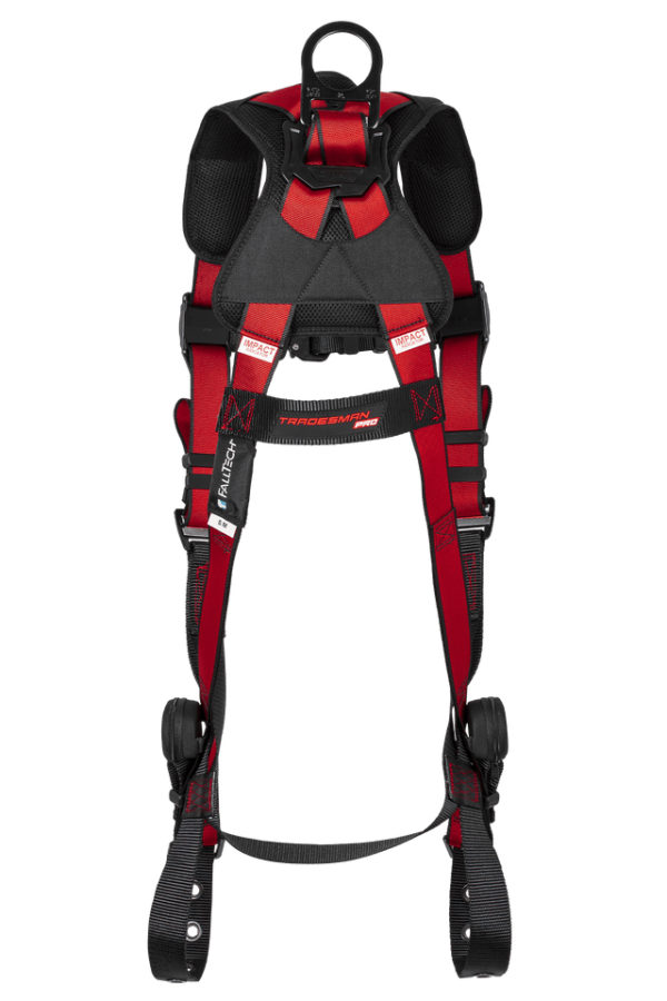 FallTech Tradesman Pro 1D Standard Non-belted Full Body Harness with Tongue buckle legs - Image 2