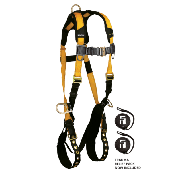 Falltech 7023 FallTech Journeyman Flex® Steel 3D Standard Non-belted Full Body ...