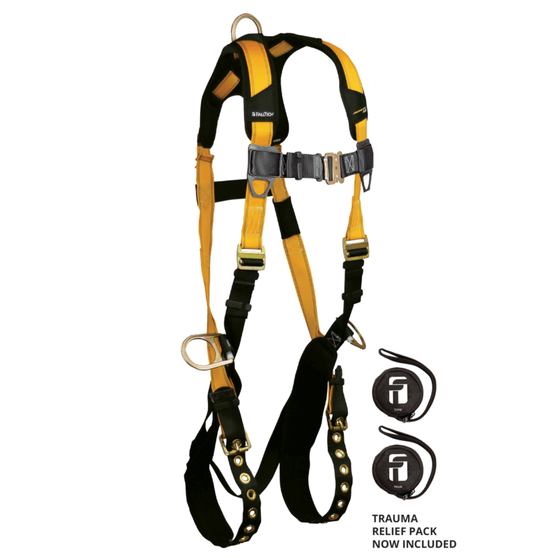 Journeyman Flex® Steel 3D Standard Non-belted Full Body Harness, Tongue ...