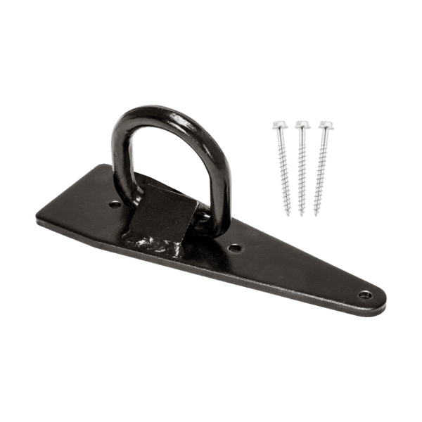 Reusable D-ring Plate Anchor for Wood