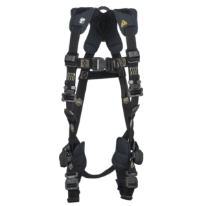 Arc Flash Nomex® 2D Climbing Non-Belted Full Body Harness, Overmolded Quick Connect Adjustments