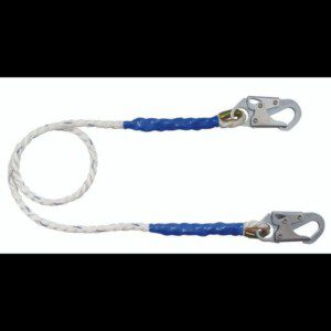 Rope Restraint Lanyard, Fixed-length with Steel Snap Hooks