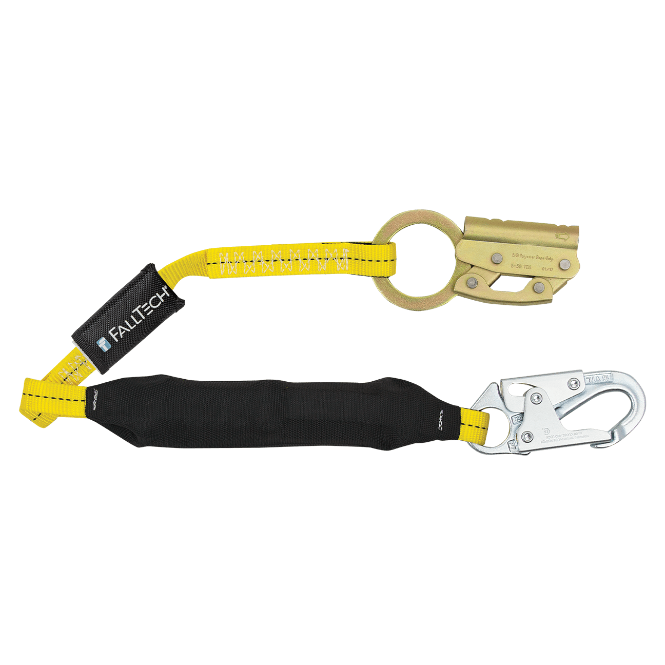 Manual Rope Adjuster with 3' FT Basic® Soft Pack Energy Absorbing
