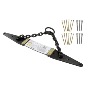 Reusable Heavy Duty Chain Anchor for Wood
