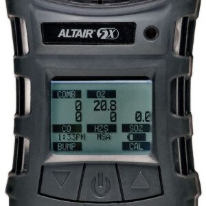 MSA Multi-Gas Detector: IP65, MSA ALTAIR 5X, Rechargeable Lithium, CO/H2S/O2, ALTAIR 5X, LED, Rubber