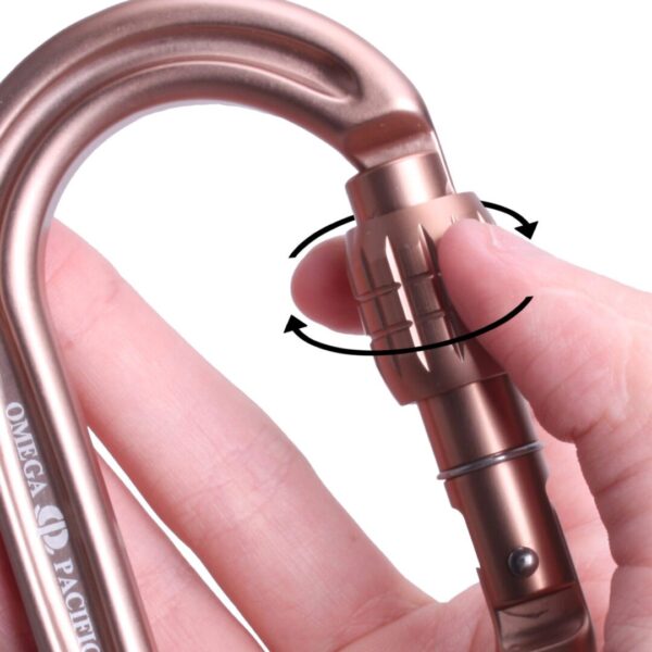 Omega Pacific Raider Carabiner Tactical Oval Screw-Lok - Image 3