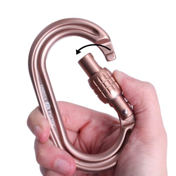 Omega Pacific Raider Carabiner Tactical Oval Screw-Lok - Image 5