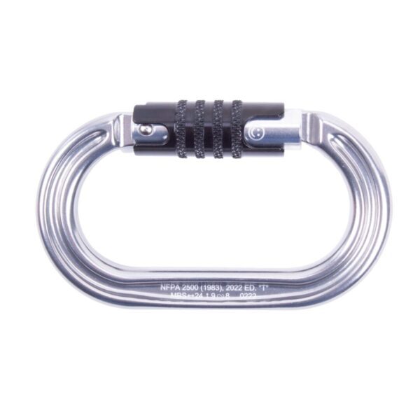 Omega Pacific Raider Carabiner Aluminum Keylock 3-Stage Quik-Lok NFPA
