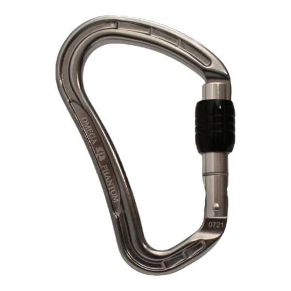 Omega Pacific Phantom Carabiner Aluminum Keylock Screw-Lok - Image 2