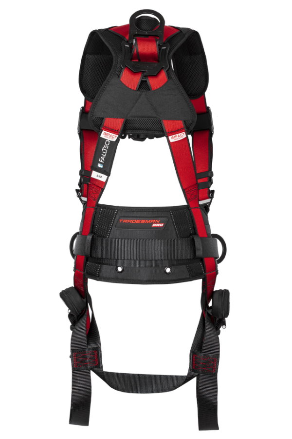 FallTech Tradesman Pro 3D Standard Belted Full Body Harness with Tongue ...