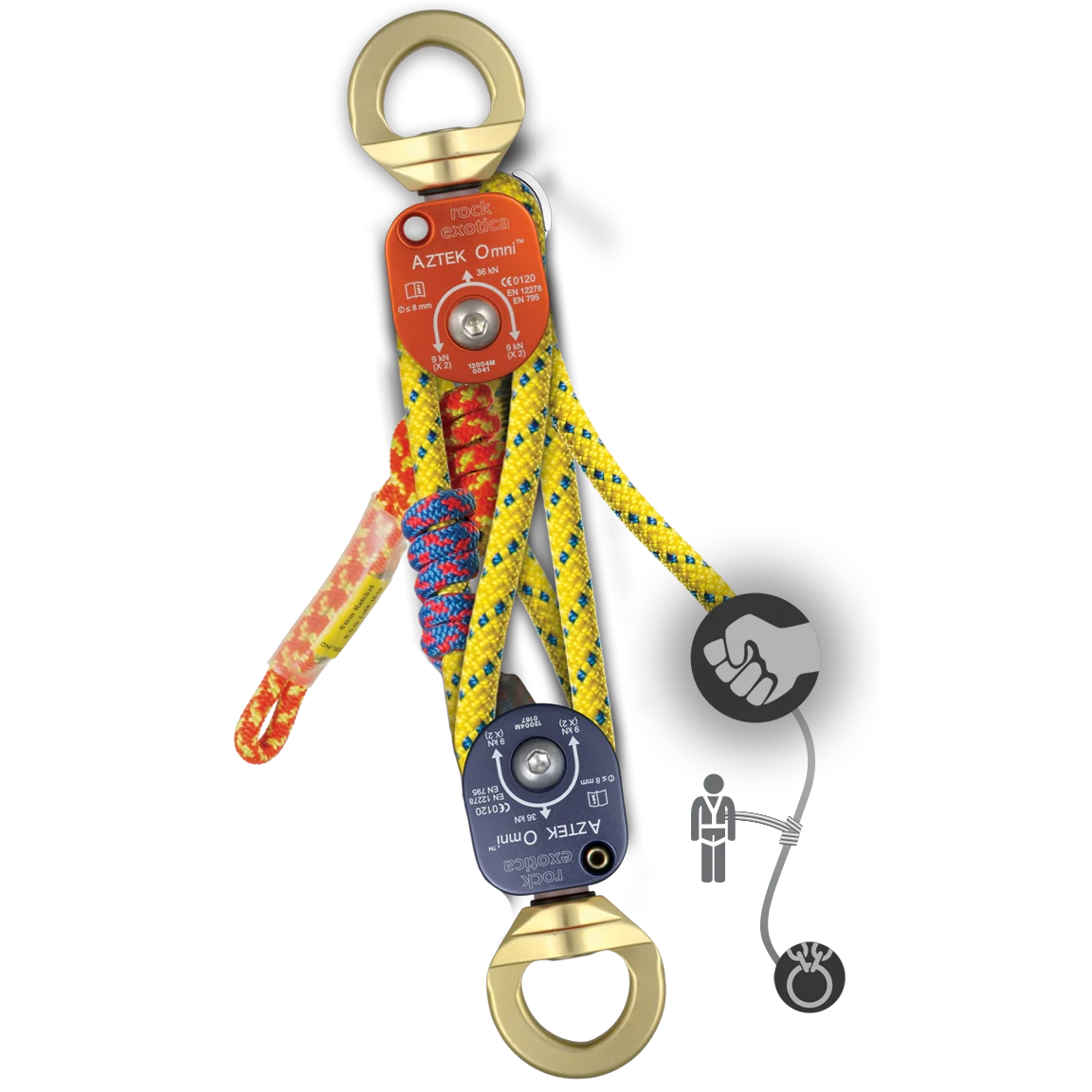 Rock Exotica Aztek Pulley Kit - First Choice Safety Solutions LLC